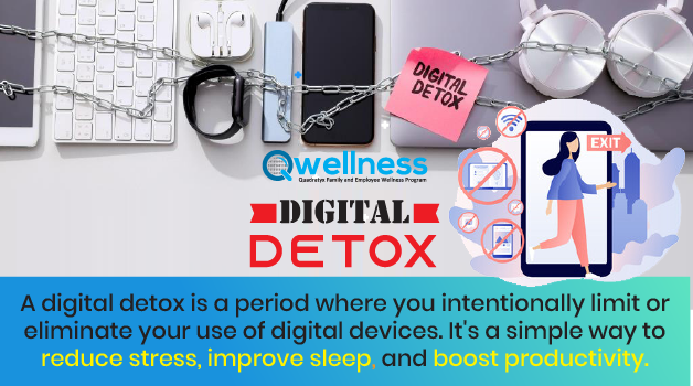 Qwellness Newsletter – Digital Detox Guide